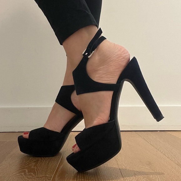 Marni dark blue suede platforms. EUC made in Italy - Picture 3 of 14